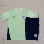 Manchester City Light Green Splatter Short Sleeve Training Shirt - 图片 9