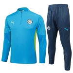 Manchester City 24/25 Player Version Lake Blue Half-Zip Jacket - 图片 8
