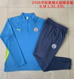 Manchester City 24/25 Player Version Lake Blue Half-Zip Jacket - 图片 9
