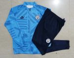 Manchester City 22/23 Light Blue Full Body Spray Print Long Zipper Jacket - 图片 9