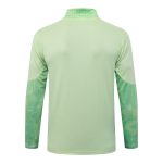 Manchester City Light Green Spray Print Half-Zip Jacket - 图片 7