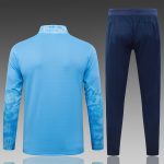 Manchester City Light Blue Splatter Half-Zip Jacket - 图片 6