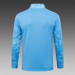 Manchester City Light Blue Splatter Half-Zip Jacket - 图片 7