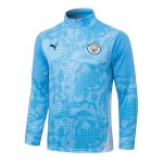 Manchester City Light Blue Splatter Half-Zip Jacket - 图片 8