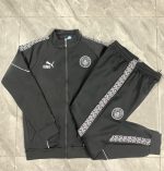 Manchester City Black Children's Long Zipper Jacket (Tape Version) - 图片 4