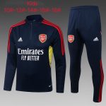 Arsenal 22/23 Half-Zip Jacket Kids Blue