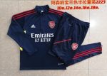 Arsenal 22/23 Half-Zip Jacket Kids Blue - 图片 3