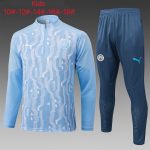 Manchester City 24/25 Light Blue Spray Print Kids