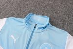 Manchester City 21-22 Light Blue Long Zipper Jacket - 图片 6