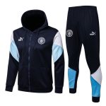 Manchester City 21-22 Long Zip Jacket Blue - 图片 3