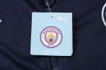 Manchester City 21-22 Long Zip Jacket Blue - 图片 4