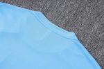 Manchester City Light Blue Splatter Short Sleeve Training Set - 图片 5