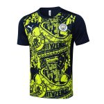 Manchester City 24-25 Green Splatter Short Sleeve Training Shirt - 图片 8