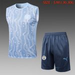 Manchester City 24/25 Vest Light Blue Spray