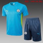 Manchester City 24-25 Light Blue Short Sleeve Training Suit