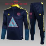 Arsenal 21-22 Half-Zip Jacket Kids Blue - 图片 2