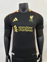 Liverpool FC 25-26 Player Version Black Gold Jersey - 图片 2