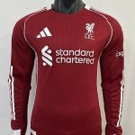 Liverpool FC 2024-2025 Home Player Version Long Sleeve Jersey