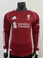 Liverpool FC 2024-2025 Home Player Version Long Sleeve Jersey - 图片 2