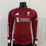 Liverpool FC 2024-2025 Home Player Version Long Sleeve Jersey - 图片 4