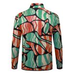 Arsenal 24/25 Long Zipper Jacket Red Green Splatter - 图片 7