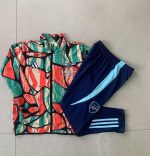 Arsenal 24/25 Long Zipper Jacket Red Green Splatter - 图片 9