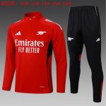Arsenal Red Children's Half-Zip Jacket - 图片 2