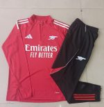 Arsenal Red Children's Half-Zip Jacket - 图片 4
