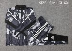 Arsenal 24-25 Half-Zip Black Grey Spray Print - 图片 2