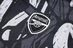 Arsenal 24-25 Half-Zip Black Grey Spray Print - 图片 5