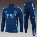 Arsenal 24/25 Half Zip Jacket Kids Blue - 图片 2