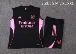 Arsenal Black Vest with Pink Advertising - 图片 2