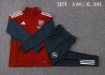 Arsenal 25/26 Long Zipper Jacket Maroon (White Badge) - 图片 2