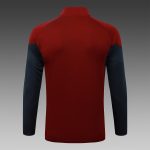 Arsenal 25/26 Long Zipper Jacket Maroon (White Badge) - 图片 8