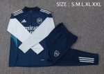 Arsenal 25/26 Half-Zip Jacket Blue (Gray Logo) - 图片 2