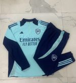 Arsenal 24/25 Half-Zip Light Green Kids - 图片 4