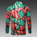 Arsenal 24/25 Half-Zip Jacket Red Green Splatter - 图片 7