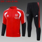 Arsenal Red Long Zipper Jacket