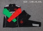 Arsenal Black Half-Zip Jacket with Red and Green Sleeves - 图片 2