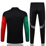 Arsenal Black Half-Zip Jacket with Red and Green Sleeves - 图片 7