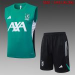 Liverpool FC Vest Green (White Logo)