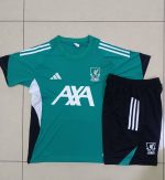 Liverpool FC Green Short Sleeve Training Shirt (White Logo) - 图片 9