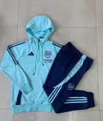 Arsenal 24/25 Light Green Half-Zip Jacket Kids - 图片 4