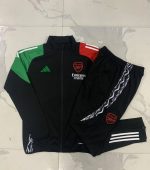 Arsenal 24-25 Black Long Zip Jacket - 图片 9