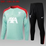 Liverpool FC 24/25 Half Zip Jacket Green