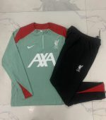 Liverpool FC 24/25 Half Zip Jacket Green - 图片 9