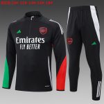 Arsenal 24/25 Half-Zip Black Kids