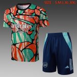 Arsenal 24/25 Short Sleeve Red Green Splatter Training T-Shirt