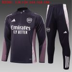Arsenal 24/25 Half-Zip Dark Gray Kids - 图片 2