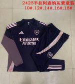 Arsenal 24/25 Half-Zip Dark Gray Kids - 图片 3
